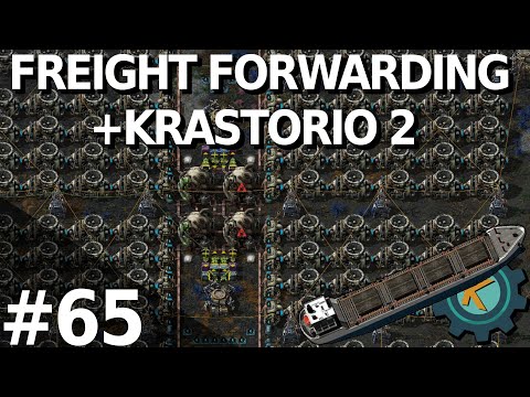 Factorio Freight Forwarding K2 20x #65 — Nuclear Power! ☢⚡