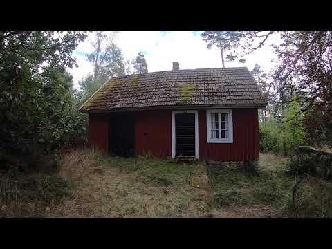 DEN LILLA GÅRDEN längst ner PÅ VÄGEN långt ut I SKOGEN -  augusti 2020 - BLEKINGE - GoPro 7