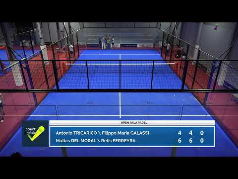 TRICARICO\GALASSI VS DEL MORAL\FERREYRA - QUARTI DI FINALE OPEN PALA PADEL NOLA 10000€