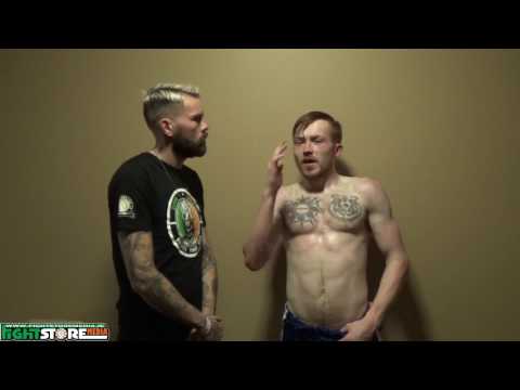 Dylan Meagher post fight interview at Capital 1