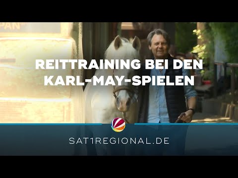 Karl-May-Spiele: Winnetou-Stars beim Reittraining