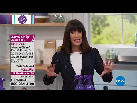 HSN | Joy Mangano's Miracle Clean World Premiere 09.15.2018 - 01 PM