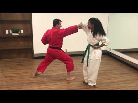 Shotokan Karate - Kihon Ippon #3 Jodan (Face Punch) tutorial by Paul Gale Network