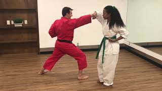 Shotokan Karate - Kihon Ippon #3 Jodan (Face Punch) tutorial by Paul Gale Network
