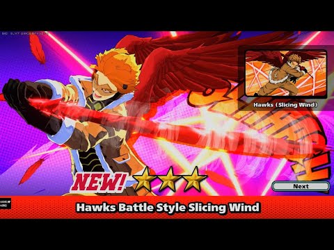 MY HERO ULTRA RUMBLE | Hawks Slicing Wind Roll!