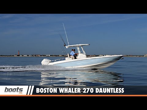 Boston Whaler 270 Dauntless video