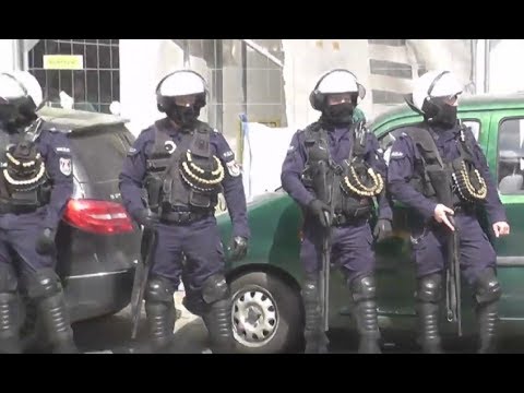 Zabezpieczenie marszu równości w Gdańsku.