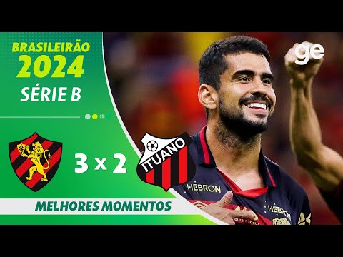 Gols e lances de Sport x Ituano