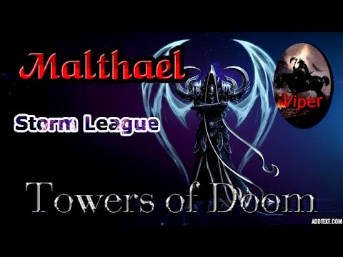 Heroes of the Storm | Malthael | Towers of Doom | Storm League | HotS Gameplay