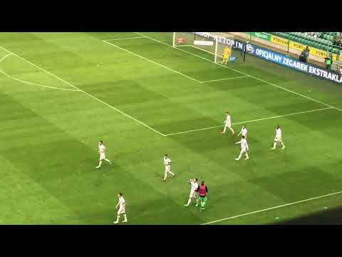 Legia Warszawa - Wisła Płock: Michał Kucharczyk "Kuchy King" strzela na 2-0 i radość Legii.