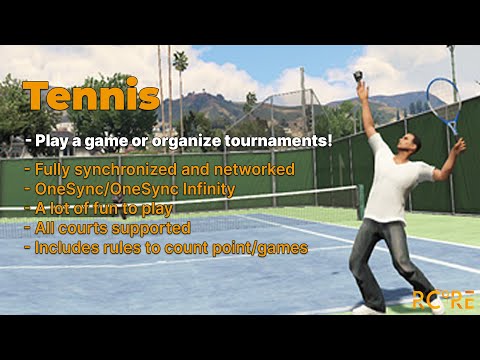 FiveM Tennis [ESX/QBCore/ Standalone /vRP]