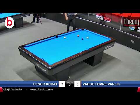 CESUR KUBAT & VAHDET EMRE VARLIK Bilardo Maçı - 