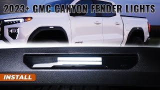 2023-2026 GMC Canyon Fender Lights Installation | Switchback or Running Light & Sequential Signal