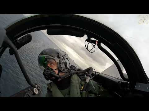 Typhoon Cockpit View RAF Over Norway Exercise HILLSTREAM.