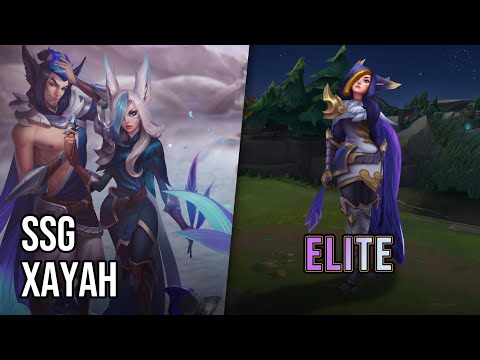 Elite SSG Xayah Skin | League of Legends | Chromas Skin