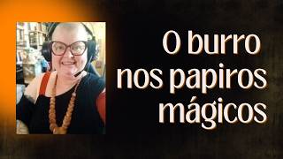 O burro nos papiros mágicos. Saiba mais na descrição.