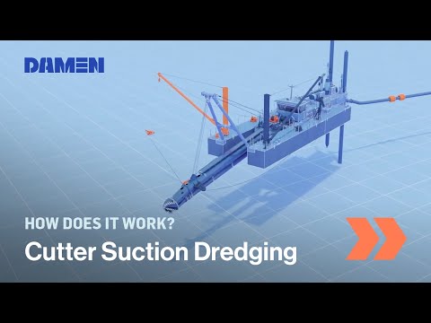 How Cutter Suction Dredging works | Damen Shipyards