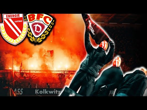 Old hooligans, game interrupted, and ultra shirt pulled! (Cottbus - BFC Dynamo 0:1)