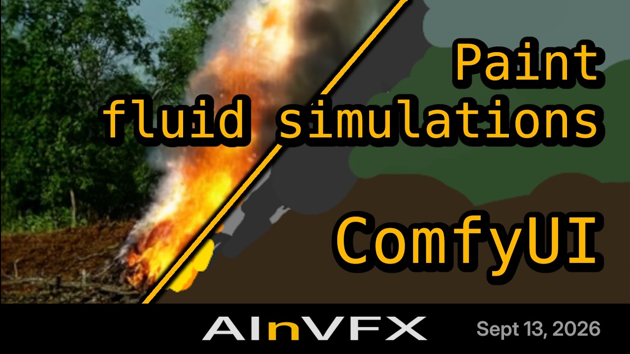 Paint fluid simulations in ComfyUI — AInVFX deep dive