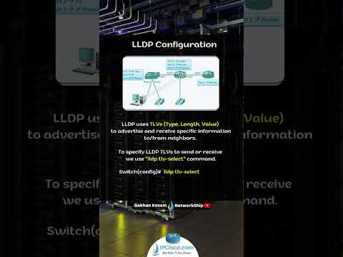 Cisco LLDP Configuration | Free CCNA 200-301 | IPCisco.com #ccna #cisconetworking #cisco