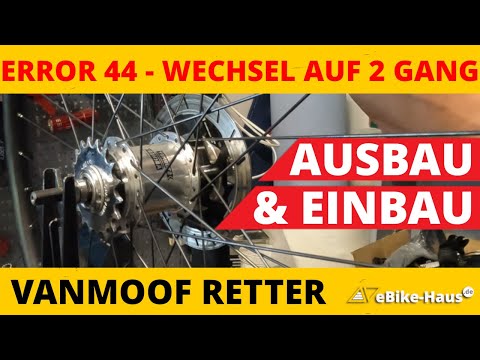 VanMoof S3 & X3 Error 44 & E-Shifter: Montageanleitung - 2 Gang Automatik