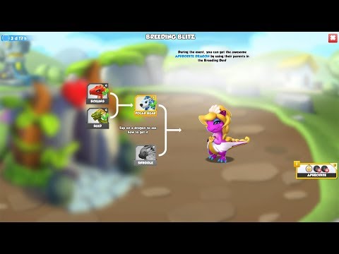 #DML [BREEDING BLITZ] Do you have APHRODITE DRAGON ? - Dragon Mania Legends