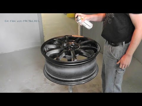 ALUFELGEN LACKIEREN - schleifen, grundieren und lackieren ( Tutorial ) Do it yourself