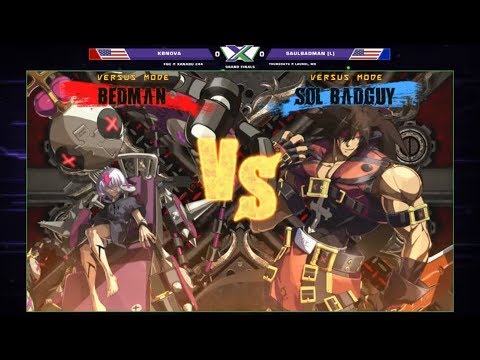 F@X 244 GGXRD2 - KBnova (Bedman) Vs. saulBadman (Sol) - Guilty Gear Xrd REV2 Grand Finals