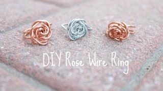 D.I.Y all the Time! Rose Wire Ring