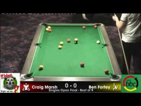 Trecco 2014 - Open Singles Final - Craig Marsh v Ben Fortey