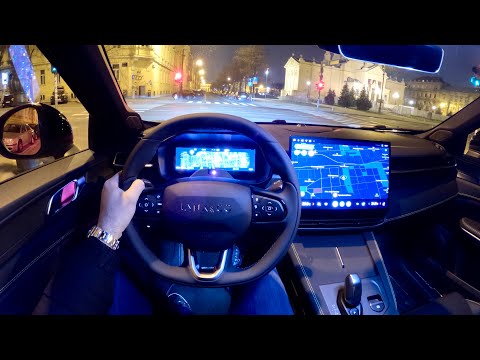 LYNK & CO 01 2026 Facelift (EUROPE) - night POV test drive (PURE DRIVING, cool ambient lights)