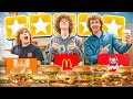 RATING WHO HAS THE BEST FAST FOOD BURGERS