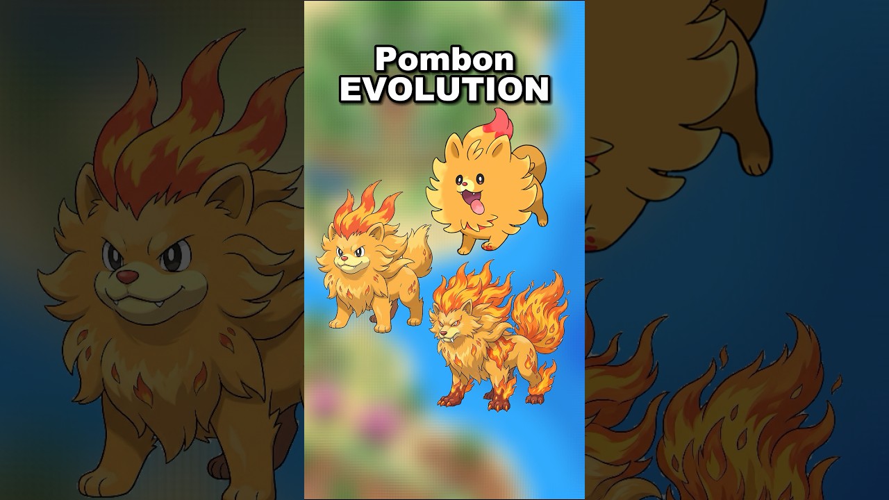 Pombon Evolution Gen 10 Starter Pokemon Reveal #pokemon