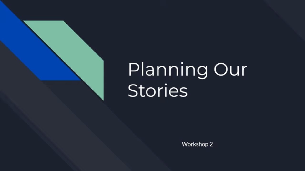 Planning Our Stories | Writing Workshop (Fall 2019)