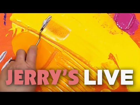 Jerry's LIVE Episode #96 - Painting & Palette Knives: Unique Techniques, Tips & Tricks