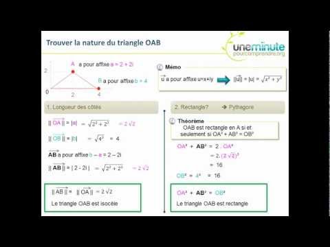 comment trouver aire d'un triangle