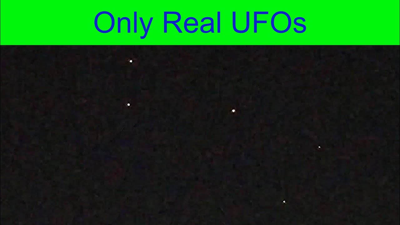Fleet of UFOs over Miami, Florida.