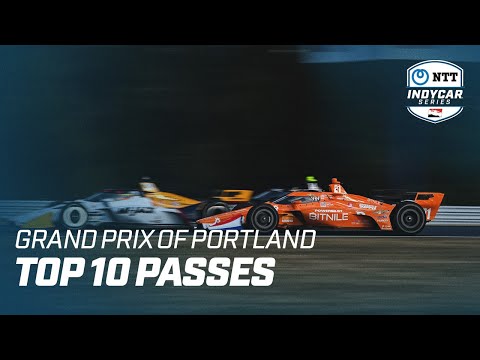 インディーカー第16戦 ポートランド・レースウェイ ベストなオーバーテイクシーン動画