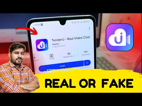 TenderU : Online Video Chat App Review 🤑 Free Video calling app with girl | TenderU App Real/fake?