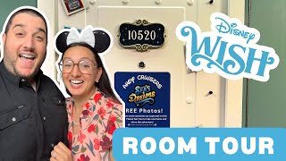 Disney Wish Cruise Room Tour + Packing & Organization Tips | 4 Night Bahamas Cruise