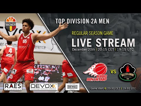 Top Division 2A Men | KBBC Oostkamp 🆚 BC Belleflamme A | Season 2025-2026