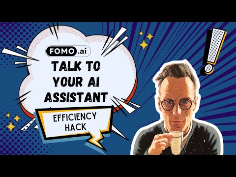 Talk To Your AI Assistant: My ABSOLUTE New Favourite AI Efficiency Hack