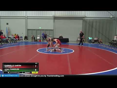 117 Lbs Placement Matches (8 Team) - Gabrielle Gartin, Ohio Scarlet Vs Leah Chandler, Iowa 4c23