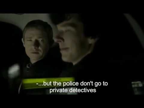 Sherlock Deduction Scene (subtitles)