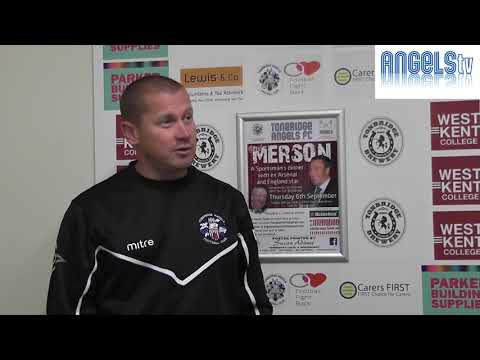 TONBRIDGE ANGELS VS VCD ATHLETIC - Velocity Trophy Post match interview 4/9/2018