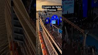 MSC PREZIOSA navio  23/12/25 cruzeiro de Natal Santos cruiseship @cruzeiros2025  #drone  saindo