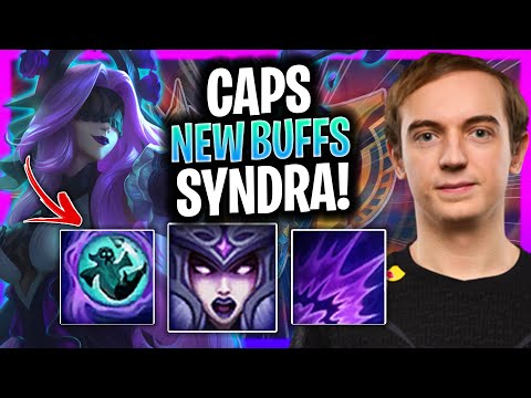CAPS IS A BEAST WITH SYNDRA NEW BUFFS! | G2 Caps Plays Syndra Mid vs Zoe!  Season 2025
