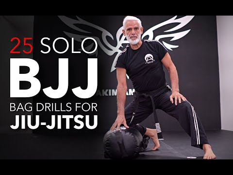 TOP 25 BJJ SOLO BAG DRILLS FOR JIU JITSU | Best Brazilian Jiu Jitsu Solo Drills Training | AKI Miami