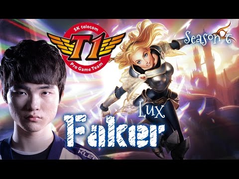 SKT T1 Faker LUX Mid vs Viktor - Patch 5.23 KR | League of Legends