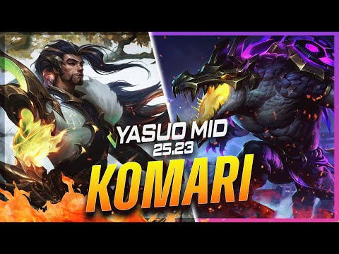 Komari - Yasuo vs Renekton MID Patch 25.23 - Challenger Yasuo Gameplay